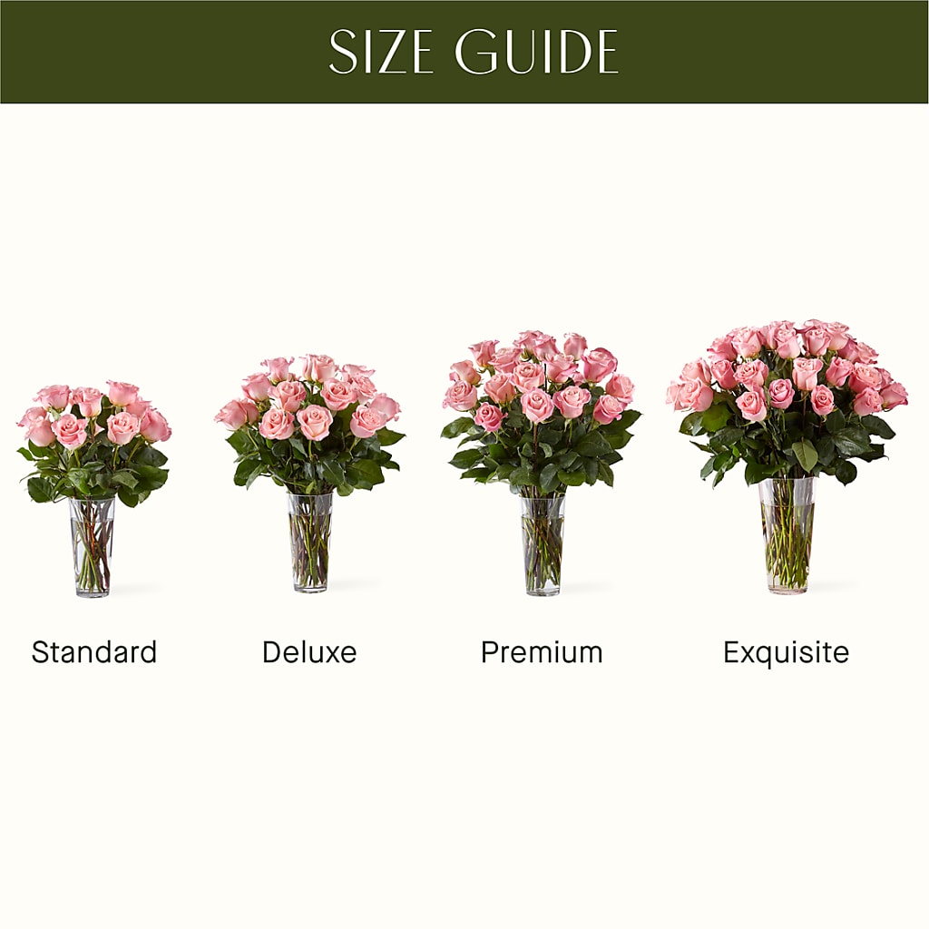 Long Stem Pink Rose Bouquet – ROSEMARY & PEPPER FLOWER CO, Gaylord MI