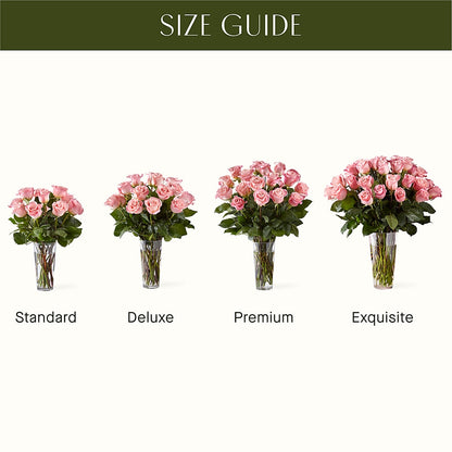 Long Stem Pink Rose Bouquet – ROSEMARY & PEPPER FLOWER CO, Gaylord MI