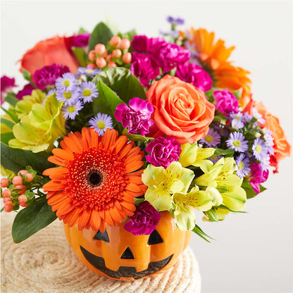 Tricks & Treats Pumpkin – ROSEMARY & PEPPER FLOWER CO, Gaylord MI
