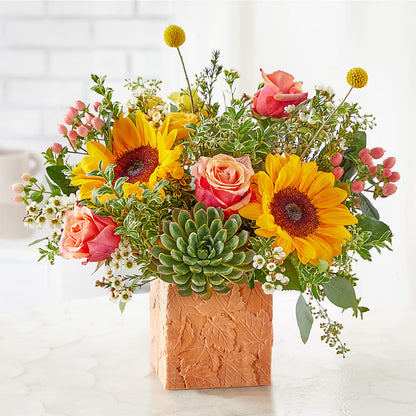 Sunflower Season Bouquet – ROSEMARY & PEPPER FLOWER CO, Gaylord MI