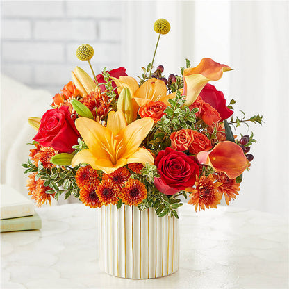 Scarlet Skies Bouquet – ROSEMARY & PEPPER FLOWER CO, Gaylord MI