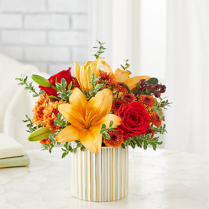 Scarlet Skies Bouquet – ROSEMARY & PEPPER FLOWER CO, Gaylord MI