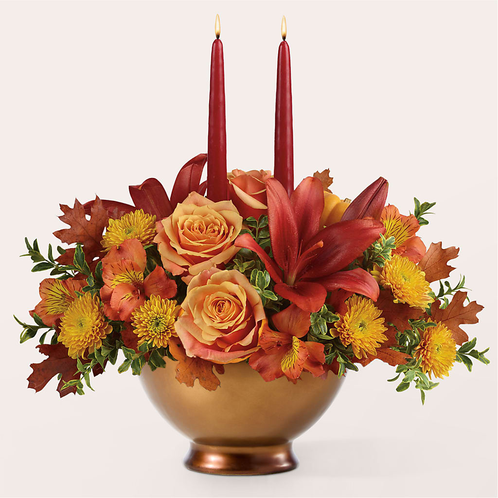 Harvest Table Centerpiece – ROSEMARY & PEPPER FLOWER CO, Gaylord MI