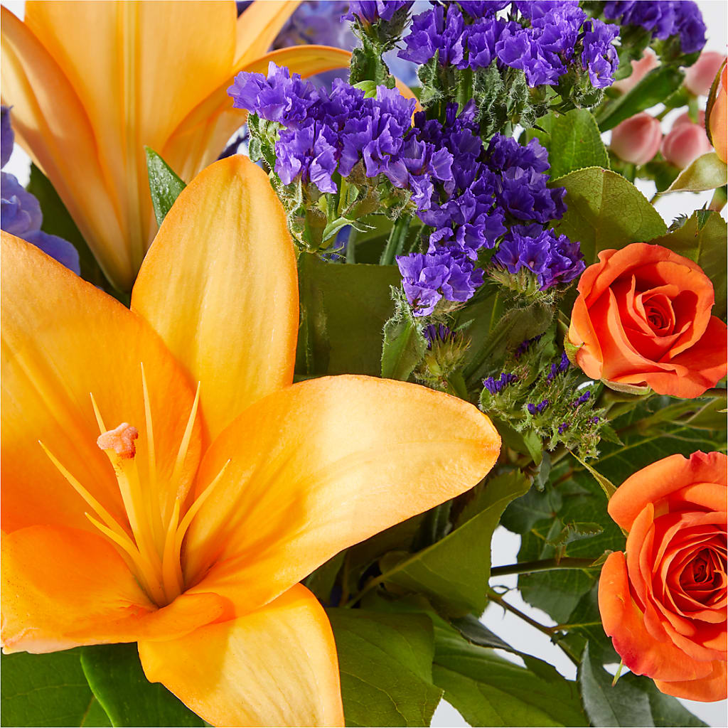 Radiant Citrus Bouquet – ROSEMARY & PEPPER FLOWER CO, Gaylord MI