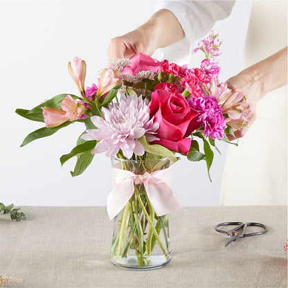 Pink Ribbon - A Florist Original – ROSEMARY & PEPPER FLOWER CO, Gaylord MI