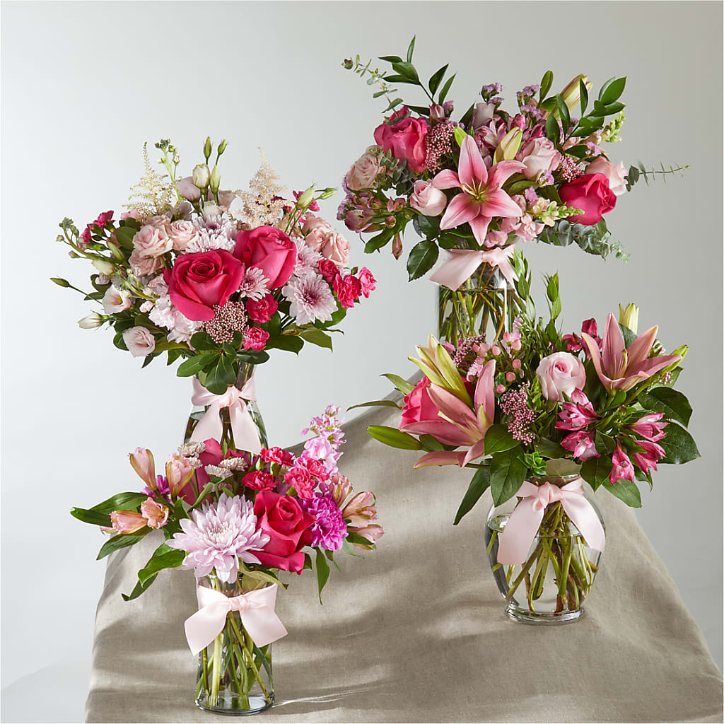 Pink Ribbon - A Florist Original – ROSEMARY & PEPPER FLOWER CO, Gaylord MI