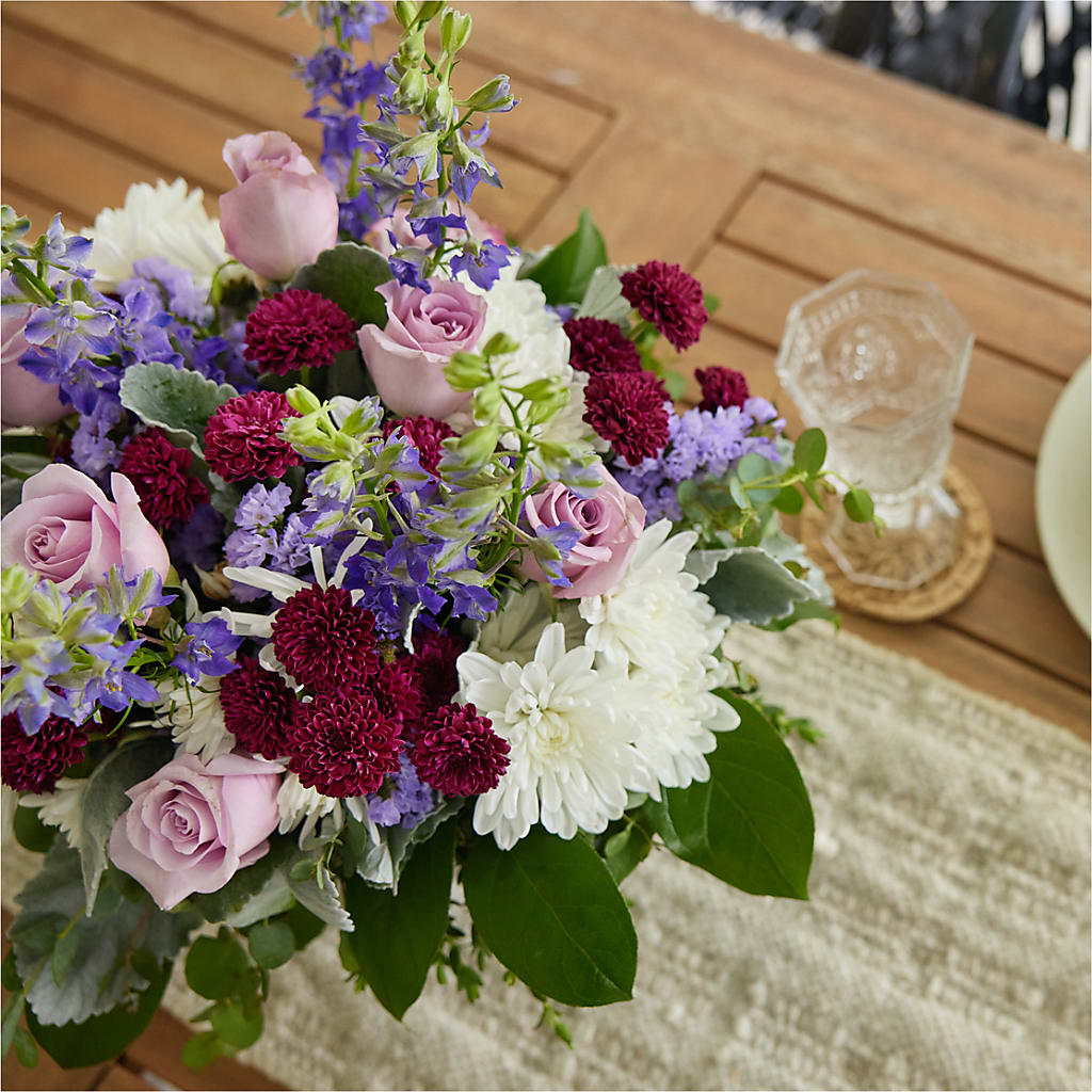 Violet Frost Bouquet – ROSEMARY & PEPPER FLOWER CO, Gaylord MI