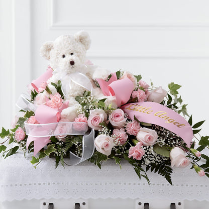 Touch of Sympathy Casket Spray – ROSEMARY & PEPPER FLOWER CO, Gaylord MI