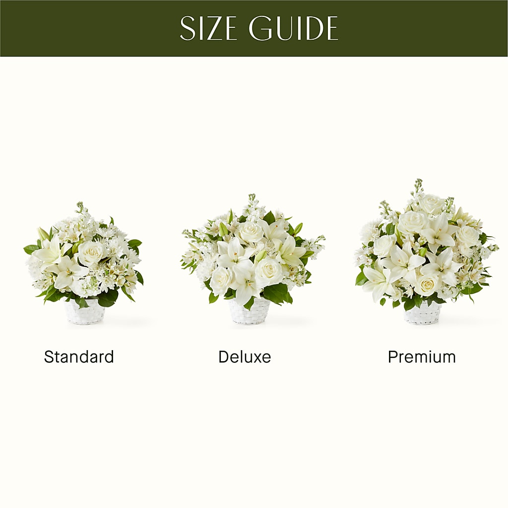 Peaceful Reflections Arrangement – ROSEMARY & PEPPER FLOWER CO, Gaylord MI