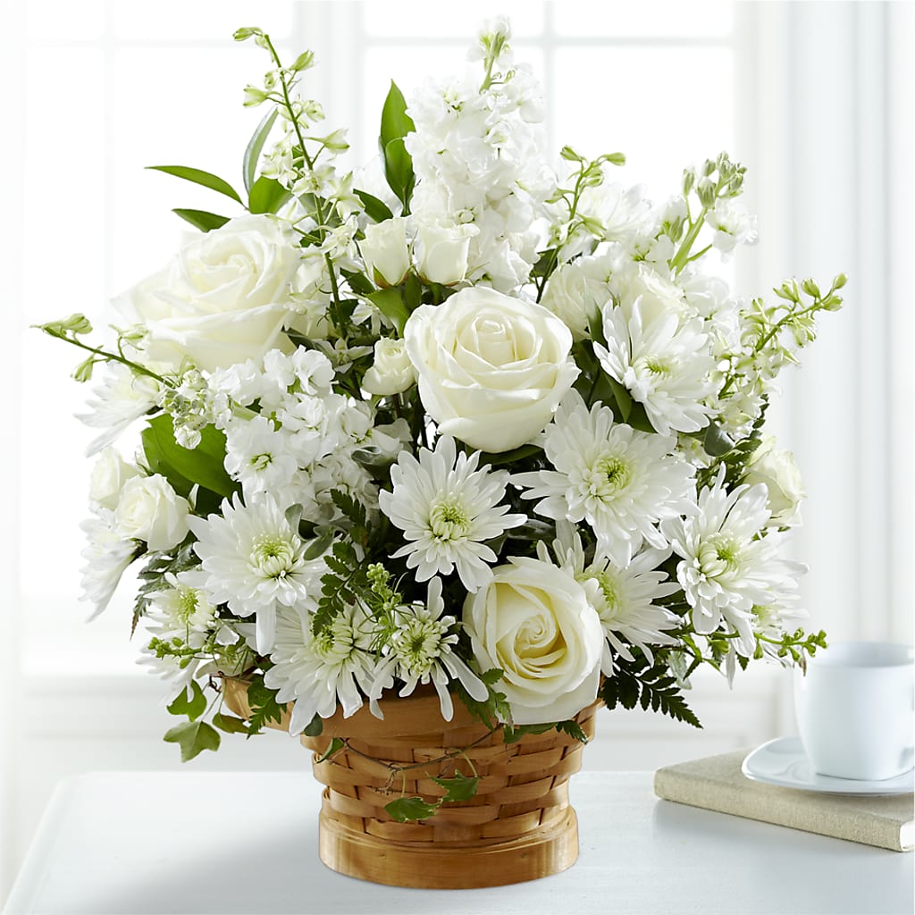 Heartfelt Condolences Arrangement – ROSEMARY & PEPPER FLOWER CO, Gaylord MI