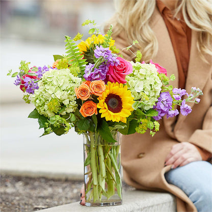Vibrant Greetings Bouquet – ROSEMARY & PEPPER FLOWER CO, Gaylord MI