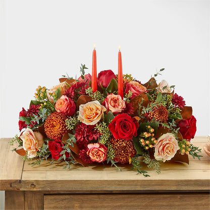 Gather Near Centerpiece – ROSEMARY & PEPPER FLOWER CO, Gaylord MI