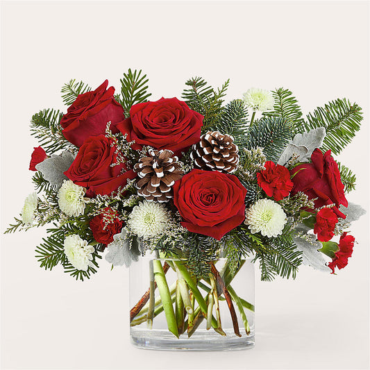 Yule Cheer Bouquet – ROSEMARY & PEPPER FLOWER CO, Gaylord MI