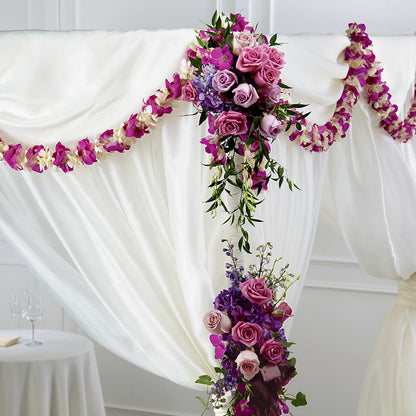 Color & Light Chuppah Decor – ROSEMARY & PEPPER FLOWER CO, Gaylord MI