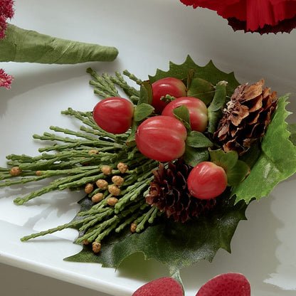 Red Berry Boutonniere – ROSEMARY & PEPPER FLOWER CO, Gaylord MI